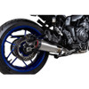 Scorpion Red Power Full System - Brushed Stainless Steel Sleeve - Tracer 7/700 - 2025 - PYA136SYSSEO