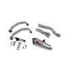 Scorpion Red Power Full System - Brushed Stainless Steel Sleeve - Tracer 7/700 - 2025 - RYA136SYSSEO