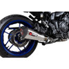 Scorpion Red Power Full System - Brushed Stainless Steel Sleeve - Tracer 7/700 - 2025 - RYA136SYSSEO