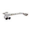 Scorpion Predator Resonated GPF Back System - Polished 83mm Daytona trims - Cupra Leon 300 VZ3 2.0 TSI - SST024D