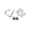 Scorpion Predator Non-res GPF Back System - Black ceramic 83mm Daytona trims - Cupra Leon 300 VZ3 2.0 TSI - SSTS024DC