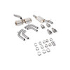 Scorpion Resonated cat/gpf back system - Polished quad 114mm Daytona trims - Audi S3 2.0T 8Y Quattro (Saloon) GPF Model - SAU131