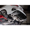 Scorpion Non-res cat/gpf back system - Carbon fibre quad Ø114mm Ascari trims - Audi S3 2.0T 8Y Quattro (Saloon) GPF Model - SAUS131CF