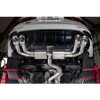 Scorpion Non-res cat/gpf back system & electronic valves - Polished quad Ø114mm Daytona trims - Audi S3 2.0T 8Y Quattro (Saloon) GPF Model - SAUS130