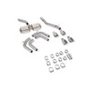 Scorpion Non-res cat/gpf back system - Polished quad 114mm Daytona trims - Audi S3 2.0T 8Y Quattro (Saloon) GPF Model - SAUS131