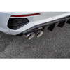 Scorpion Non-res cat/gpf back system - Polished quad 114mm Daytona trims - Audi S3 2.0T 8Y Quattro (Saloon) GPF Model - SAUS131