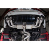 Scorpion Non-res cat/gpf back system - Polished quad 114mm Daytona trims - Audi S3 2.0T 8Y Quattro (Saloon) GPF Model - SAUS131