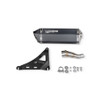 Scorpion Serket Parallel Slip-On - Black Ceramic Coated Sleeve - Royal Alloy GP 125 MT EURO 5+