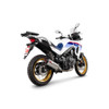 Scorpion Serket Parallel Slip-on - Titanium Sleeve - Honda Transalp XL750 - RHA201TEO