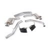 Scorpion Half System - Ceramic Coated Stainless Steel Trim Sets with Valves - Audi RS6 C8/RS7 C8 - SAUS129C