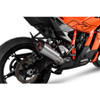 Scorpion Half system - Red Power Slip-On - Brushed Stainless Steel Sleeve - KTM 990 RC R 2026 - PKT99SEO