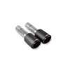Scorpion Exhausts Tailpipe & valance upgrade kit - Carbon fibre 100mm Ascari trim - Mini Cooper S F66 - 2024-2026 - SMNS037UCF