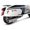Scorpion Serket Parallel Slip-On - Brushed Stainless Steel Sleeve - Royal Alloy GP 125 SE EURO 5+ - 2025-2026 - RRA110SEO