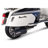 Scorpion Serket Parallel Slip-On -Black Ceramic Coated Sleeve - Royal Alloy TG 125 Euro 5+ - 2025-2026 - RRA110BCER