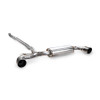 Scorpion Non-Resonated Cat-Back System - 100mm Carbon Fibre Ascari Trims - Mini Countryman F60 Cooper S All4 - SMNS038