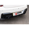 Scorpion Non-resonated cat-back system without valve - Ceramic Black twin 100mm Daytona trims. Removes OE valve- F20 M135i 2012 - Pre June 2013 - SBMS106C