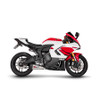 Scorpion Red Power Full System - Brushed Stainless Steel Sleeve - YZF R7 Euro 5+ 26 > - RYA137SYSSEO