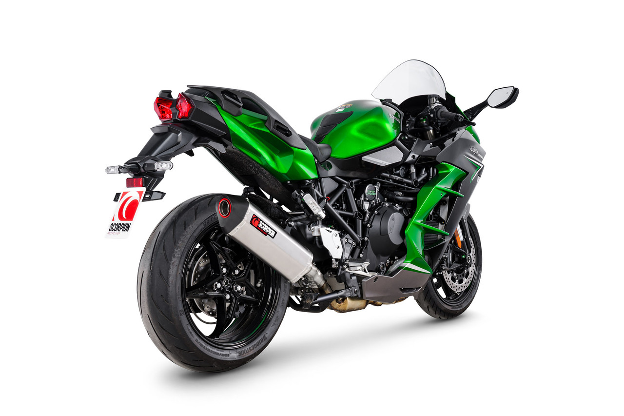 Scorpion Serket Parallel Slip-On Titanium Sleeve - Ninja H2 SX