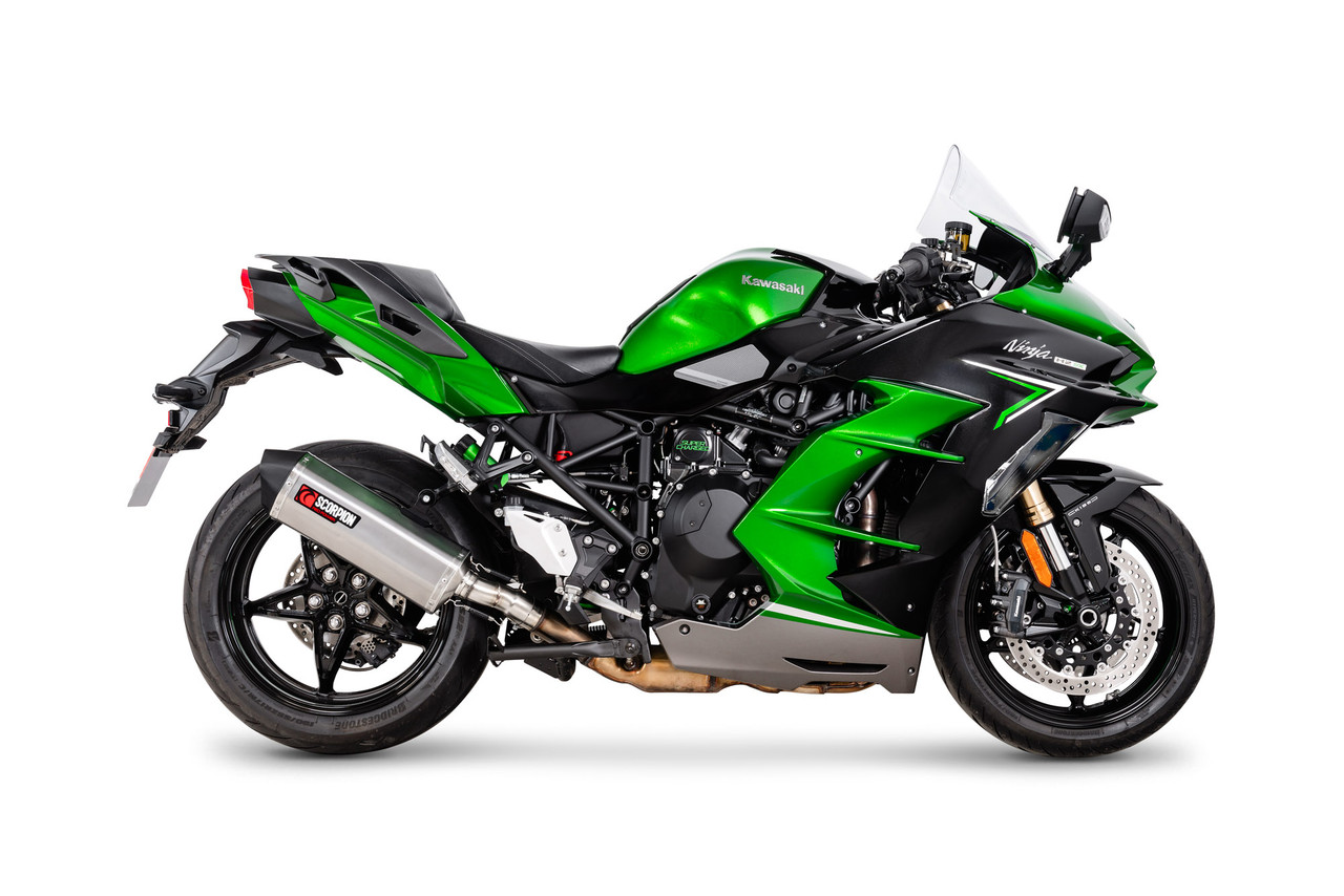 Scorpion Serket Parallel Slip-On Titanium Sleeve - Ninja H2 SX