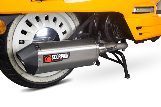 Scorpion Serket Full System - Stainless steel sleeve - Django 125/150 - 2017 - 2018 - RPG105SEO Scorpion Serket Full System - Stainless steel sleeve - Django 125/150 - 2017 - 2018 - RPG105SEO