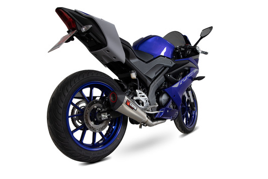 Scorpion Serket Taper Full System Titanium Sleeve - YZF-R125 - 2021-> - RYA115SYSTEO Scorpion Serket Taper Full System Titanium Sleeve - YZF-R125 - 2021-> - RYA115SYSTEO