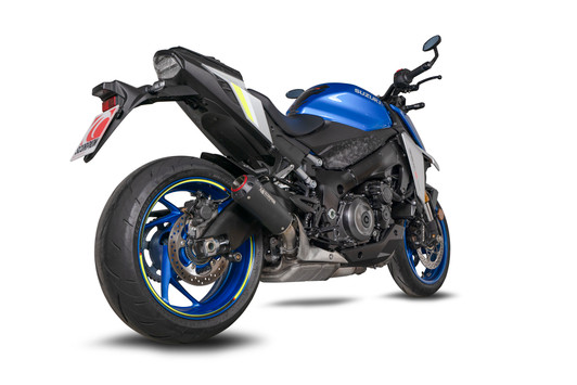 Scorpion Red Power Slip-on Black Ceramic Coated Sleeve - GSX-S 1000 - 2021 - PSI126BCER