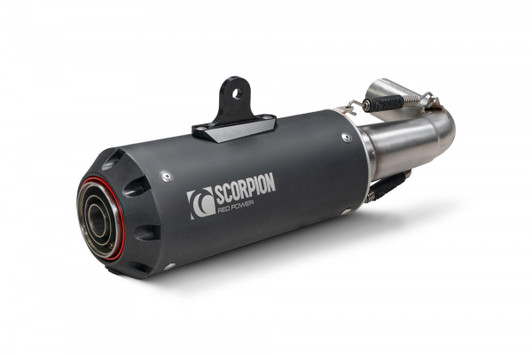 Scorpion Red Power Slip-on Black Ceramic Coated Sleeve - MSX 125 - 2021 - PHA199BCER Scorpion Red Power Slip-on Black Ceramic Coated Sleeve - MSX 125 - 2021 - PHA199BCER