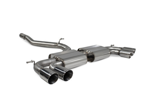 Scorpion Non-resonated cat/gpf-back system without valves Non-valved S3 3-Door/Sportback 8V 2013 - SAUS109 Scorpion Non-resonated cat/gpf-back system without valves Non-valved S3 3-Door/Sportback 8V 2013 - SAUS109
