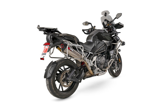 Scorpion Serket Parallel Slip-on Stainless Steel Sleeve  - Tiger 1200 (All Variants) - 2022 - RTR94SEO Scorpion Serket Parallel Slip-on Stainless Steel Sleeve  - Tiger 1200 (All Variants) - 2022 - RTR94SEO