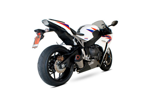 Scorpion Serket Taper Slip-on Brushed Stainless Steel Sleeve - CBR1000 RR Fireblade - 2012 - RHA154SEO Scorpion Serket Taper Slip-on Brushed Stainless Steel Sleeve - CBR1000 RR Fireblade - 2012 - RHA154SEO