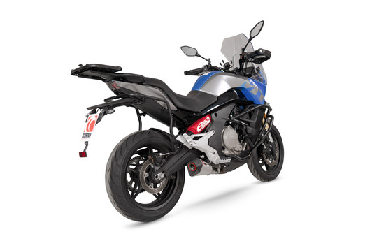 Scorpion Serket Taper Slip-on Brushed Stainless Steel Sleeve - 650 MT - 2022 - RCF50SEO Scorpion Serket Taper Slip-on Brushed Stainless Steel Sleeve - 650 MT - 2022 - RCF50SEO