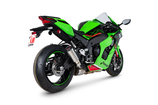 Scorpion Red Power Slip-on Titanium Sleeve - Ninja ZX-10R - 2021 - PKA148TEO Scorpion Red Power Slip-on Titanium Sleeve - Ninja ZX-10R - 2021 - PKA148TEO