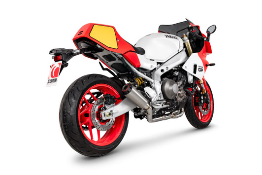 Scorpion Red Power Slip-on - Titanium Sleeve - Yamaha XSR 900 GP 24 - PYA132SYSTEO Scorpion Red Power Slip-on - Titanium Sleeve - Yamaha XSR 900 GP 24 - PYA132SYSTEO