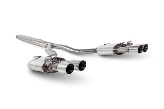 Scorpion Cat-Back System Jaguar F-Type R - Polished 90mm Daytona trims - 2014-2019 - SJG001