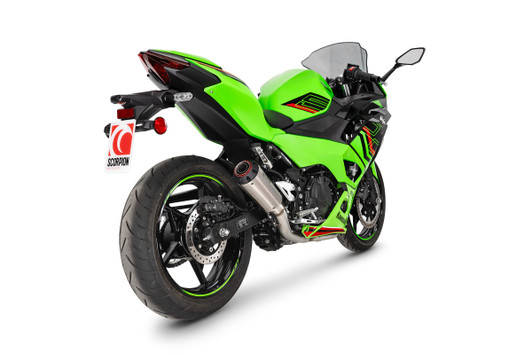 Scorpion Race Full System Red Power Brushed Stainless - Kawasaki Ninja 500 Euro 5+ - 2024 > 2025 - PKA150SYSSEO Scorpion Race Full System Red Power Brushed Stainless - Kawasaki Ninja 500 Euro 5+ - 2024 > 2025 - PKA150SYSSEO