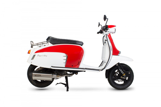 Scorpion Serket Parallel Full System Brushed Stainless Steel Sleeve - GT125 / GP125 - 2017 - RRA102SEO