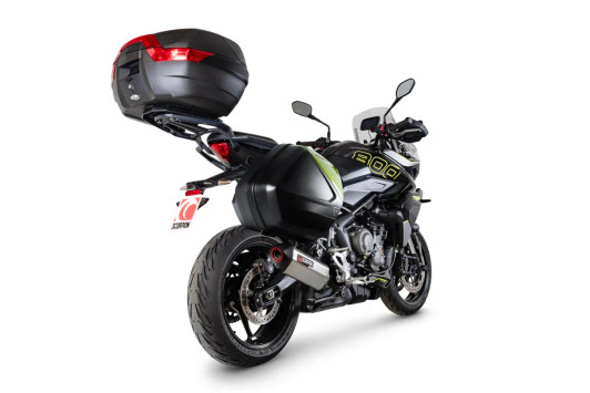 Scorpion Serket Parallel Brushed Stainless Sleeve - Triumph Tiger Sport 800 (With Panniers) 2025 - 2026 - 2025 > 2026 - RTR99SEO