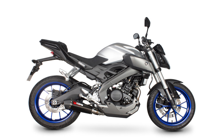 Scorpion Serket Taper Full System - Carbon Fibre Sleeve - MT-125  - 2014 - 2019 - RYA97SYSCEO Scorpion Serket Taper Full System - Carbon Fibre Sleeve - MT-125  - 2014 - 2019 - RYA97SYSCEO