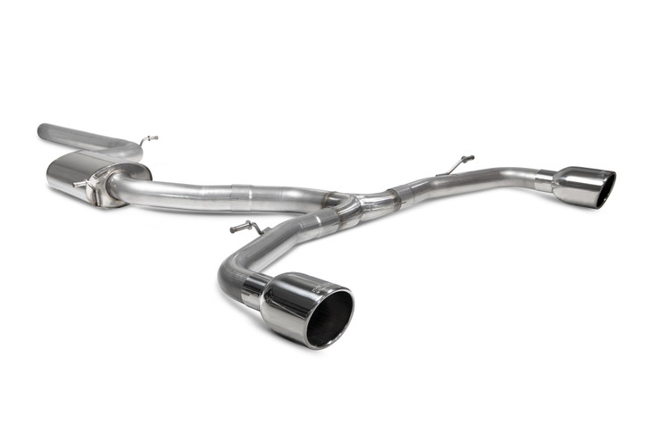 Scorpion Non-resonated GPF-back system - Golf GTI MK8 - 2020 - 2021 - SVWS064