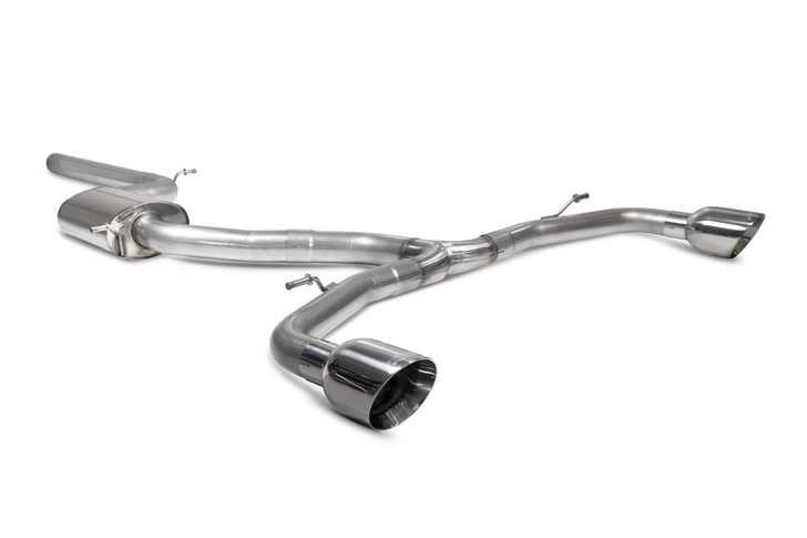 Scorpion Non-resonated GPF-back system - Golf GTI MK8 - 2020 - 2021 - SVWS064D