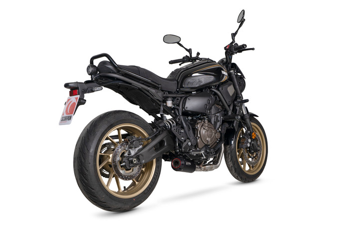 Scorpion Red Power Full System Black Ceramic Coated Sleeve - XSR 700 - 2021 - PYA123SYSBCER