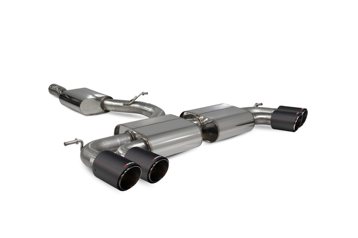 Scorpion Resonated cat/gpf-back system without valves Non-valved S3 3-Door/Sportback 8V 2013 - SAU109CF