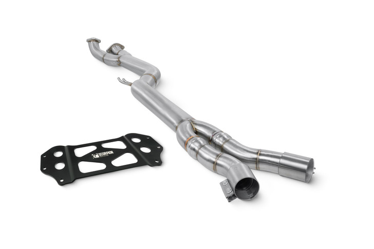 Scorpion Single Mid Pipe (Removes GPF) -  M3 G80/G81 / M4 G82 including Competition & xDrive - 2021 - SBMMP100