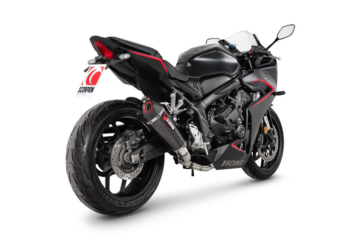 Scorpion Serket Taper Full System Carbon Fibre Trim - CBR650 R