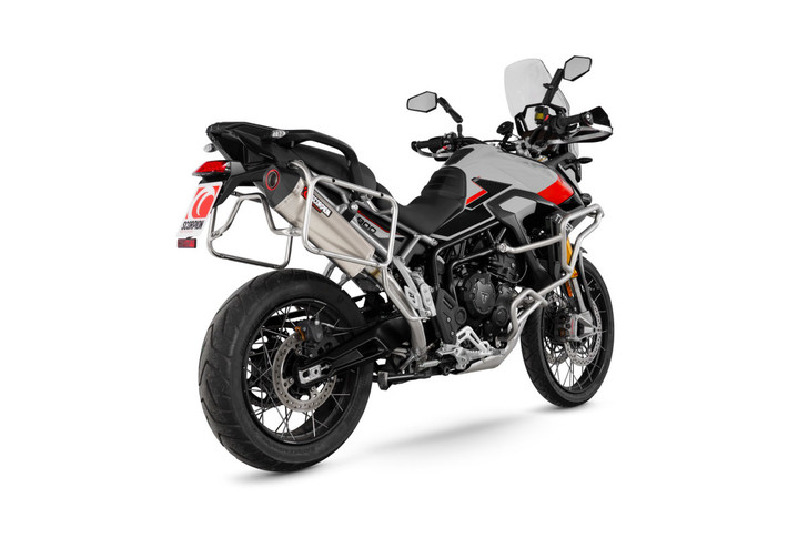 Scorpion Serket Parallel Slip-on - Titanium Sleeve - Triumph Tiger 900 (All Variants) 2024-2025 - RTR95TEO