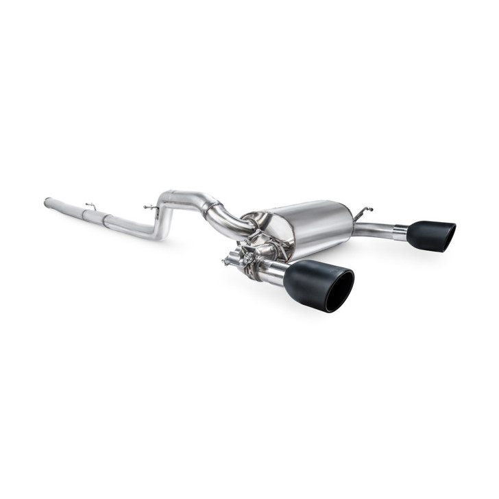 Scorpion Cat-back system with electronic valve - Black Ceramic Coated Trims - Focus MK3 RS - 2016 - 2019 - SFD110C