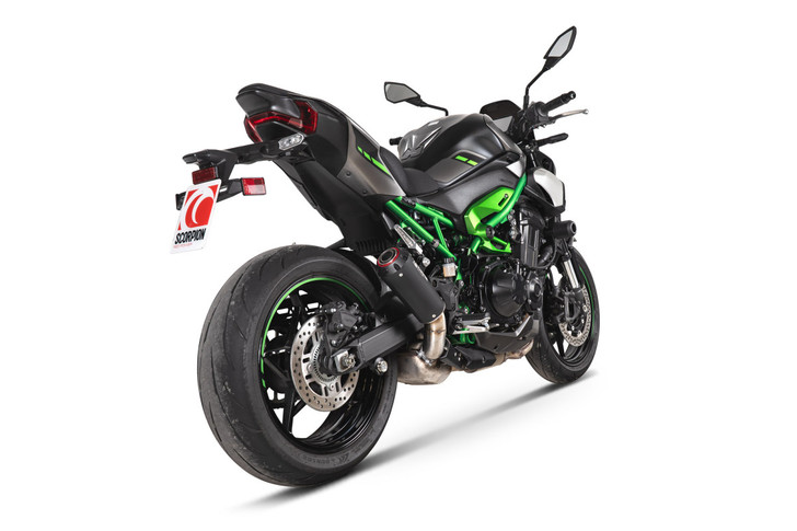 Scorpion Red Power Slip-on Black Ceramic - Z900 (Euro 5+) 2025