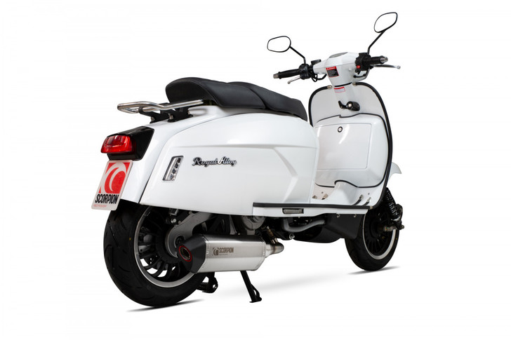 Scorpion Serket Parallel Full System Brushed Stainless Steel Sleeve - GP300 LC / TG300 LC - 2019 - RRA105SEO