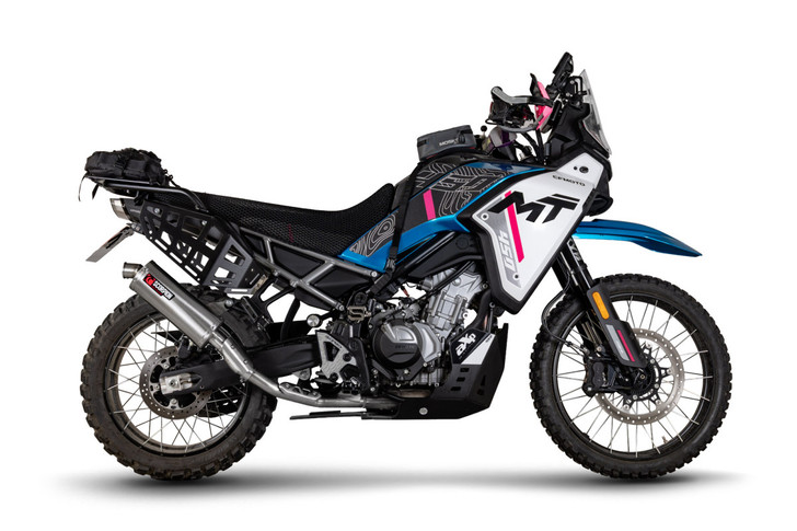 Scorpion Factory Oval Slip-on Brushed Stainless Sleeve  - 450 MT - 2024-2026 - ECF51SEO