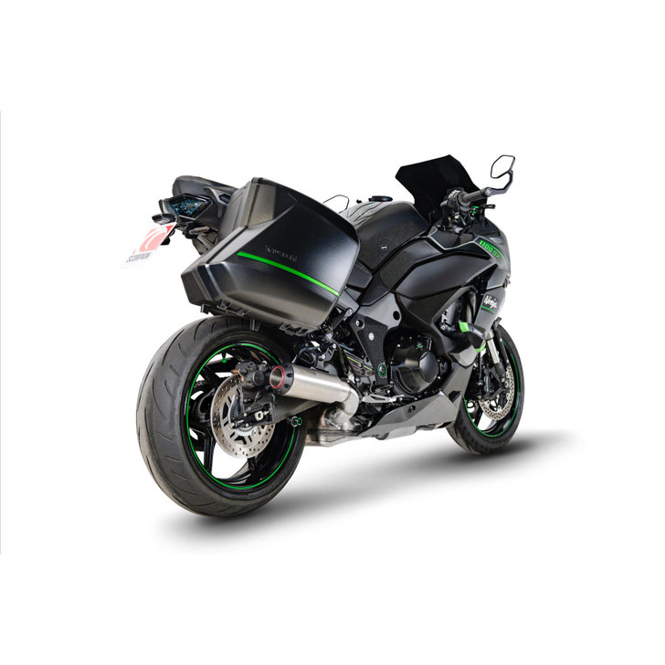 Scorpion Red Power Slip-on - Brushed Stainless Steel Sleeve - Kawasaki Ninja 1100 SX 2025> - PKA153SEO